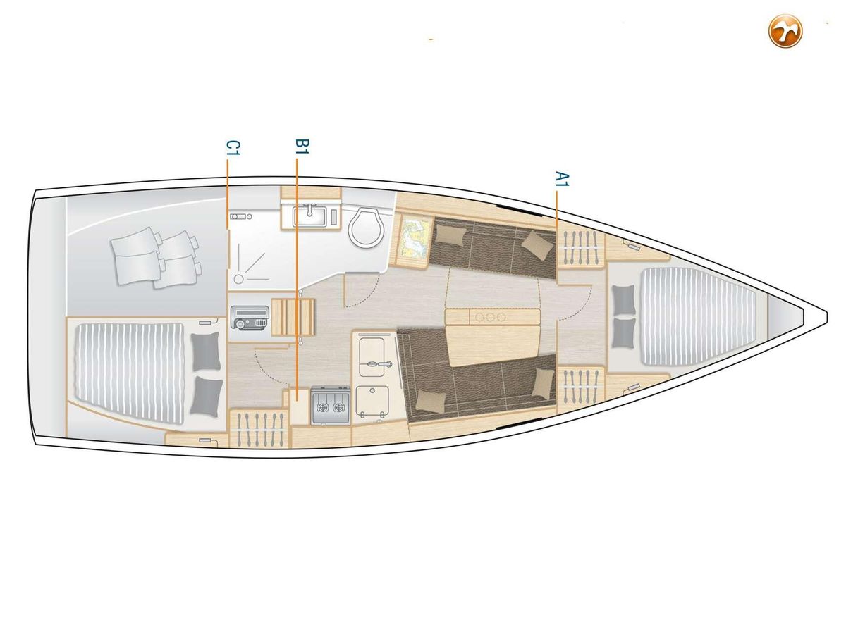 2021 Hanse 348 photo 39