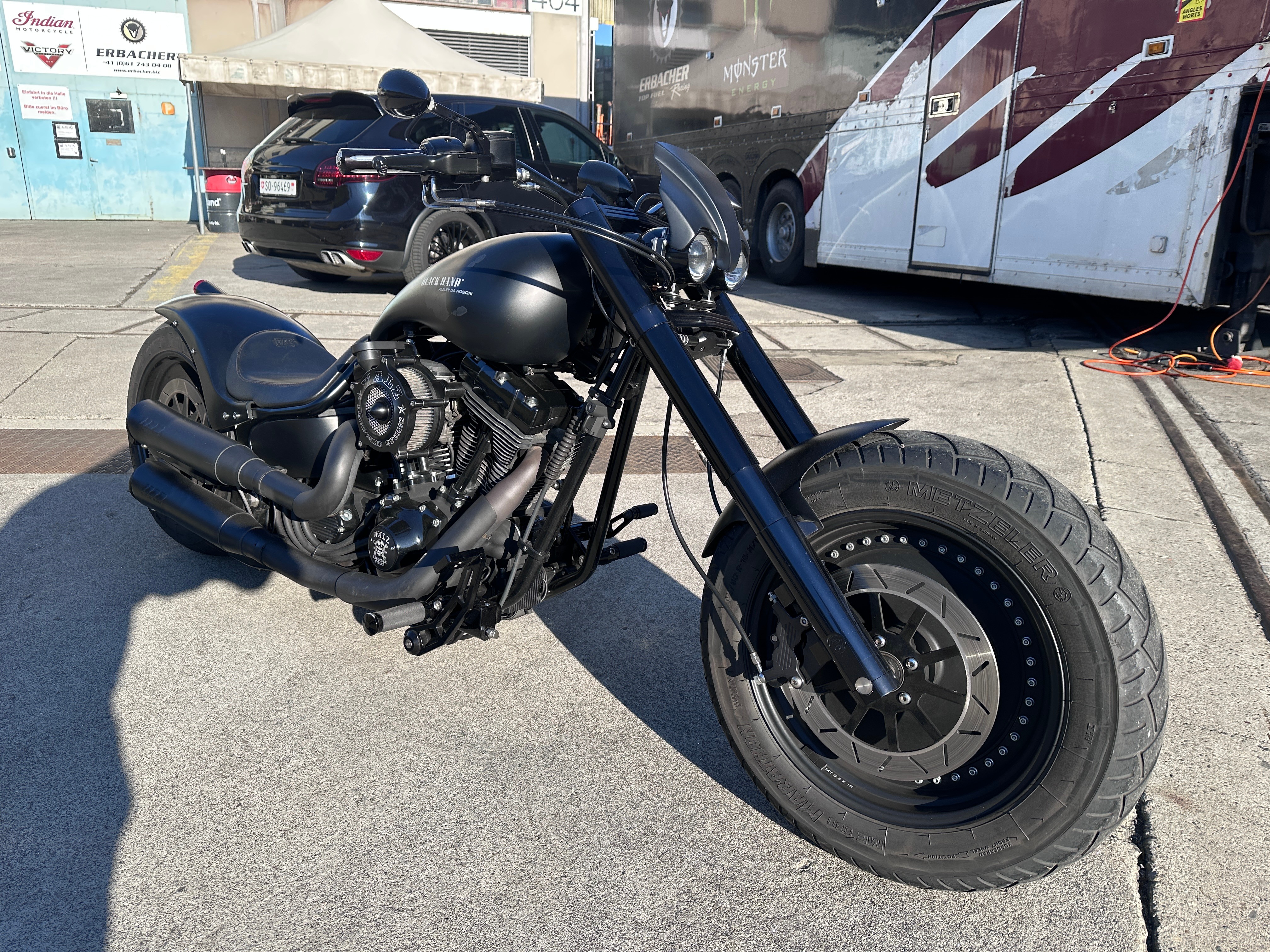 2002 HPU HURRICANE Walz Hardcore Harley Custom Bike photo 9