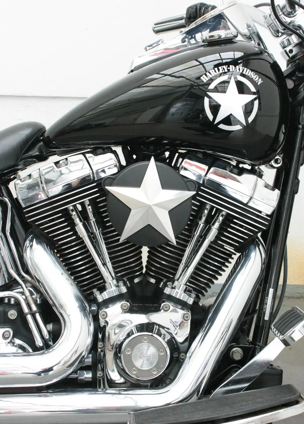 2008 Harley-Davidson Fat Boy FLSTF Softail Fat Boy 5HD1 Heckumbau photo 9